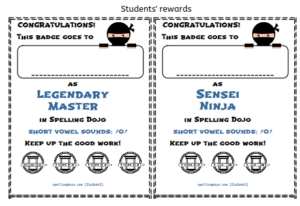 Students' rewards