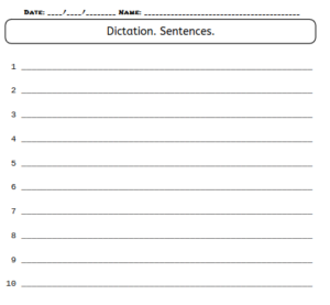 Assessment forms